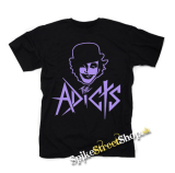 ADICTS - Purple Feline - čierne detské tričko