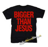 BIGGER THAN JESUS - čierne detské tričko