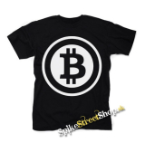 BITCOIN - Znak - čierne detské tričko
