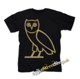 DRAKE - Owl Symbol - čierne detské tričko