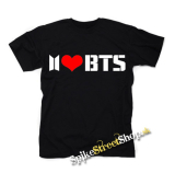 I LOVE BTS - Motive 2 - čierne detské tričko