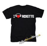 I LOVE ROXETTE - Motive 2 - čierne detské tričko