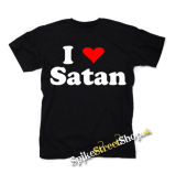 I LOVE SATAN - čierne detské tričko