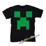 MINECRAFT - Green Creeper - čierne detské tričko