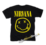 NIRVANA - Smile - čierne detské tričko