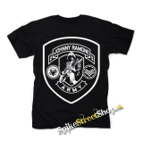 RAMONES - Johnny Ramone Army Logo - čierne detské tričko