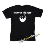 STORY OF THE YEAR - Logo - čierne detské tričko