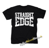 STRAIGHT EDGE - Logo Motive 2 - čierne detské tričko