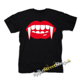 ZUBY UPÍRA - Vampire Teeth - čierne detské tričko