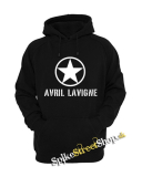 AVRIL LAVIGNE - Logo Punkrock Star - čierna pánska mikina