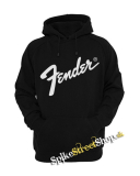 FENDER - Logo - čierna pánska mikina