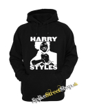 HARRY STYLES - Logo Portrait - čierna pánska mikina