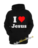 I LOVE JESUS - čierna pánska mikina