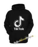 TIK TOK - Double Logo - čierna pánska mikina
