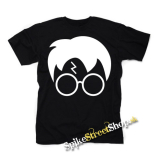 HARRY POTTER - Glasses Bold Crest - pánske tričko