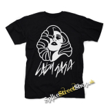 LADY GAGA - Portrait & Logo - pánske tričko