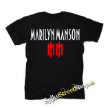 MARILYN MANSON - Logo Crest - pánske tričko