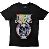 IMAGINE DRAGONS - Skull - čierne pánske tričko