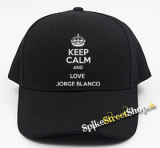 KEEP CALM AND LOVE JORGE BLANCO - čierna šiltovka (-30%=AKCIA)