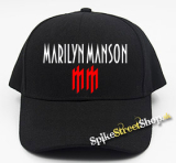 MARILYN MANSON - Logo Crest - čierna šiltovka (-30%=AKCIA)