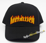 METALLICA - Thrasher Logo Flame - čierna šiltovka (-30%=AKCIA)