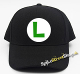 SUPER MARIO - Luigi Logo - čierna šiltovka (-30%=AKCIA)