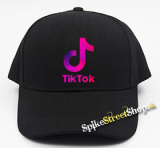 TIK TOK - Logo Rainbow - čierna šiltovka (-30%=AKCIA)