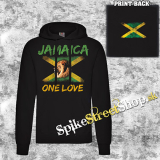 JAMAICA - One Love - čierna pánska mikina 