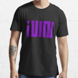(G)I-DLE - Purple Logo K Pop Band - pánske tričko