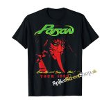 POISON - Tour 1989 - čierne pánske tričko