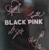 Samolepka BLACKPINK - Logo & Signatures