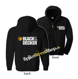 BLACK & DECKER - Logo - čierna detská mikina na zips