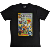 MARVEL COMICS - Fantastic Four - čierne pánske tričko