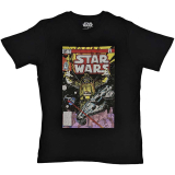 STAR WARS - Darth Vader Comic - čierne pánske tričko