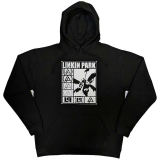 LINKIN PARK - Logos Rectangle - čierna pánska mikina