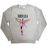 NIRVANA - In Utero - sivý pánsky sveter