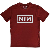 NINE INCH NAILS - Classic Logo - červené pánske tričko