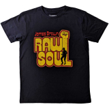JAMES BROWN - Raw Soul - čierne pánske tričko
