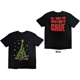 MOTLEY CRUE - Xmas Crue - čierne pánske tričko