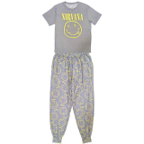 NIRVANA - Yellow Smile - unisex pyžamo