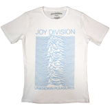 JOY DIVISION - Unknown Pleasures FP - biele dámske tričko
