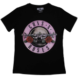 GUNS N ROSES - Classic Logo - čierne dámske tričko