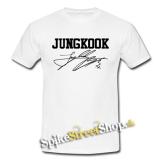JUNGKOOK - Logo & Signature - biele pánske tričko