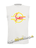SWEET - Logo Hardrock Legend - biele pánske tričko bez rukávov
