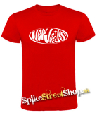 NEWJEANS - Logo - červené pánske tričko