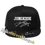 JUNGKOOK - Logo & Signature - čierna šiltovka model "Snapback"