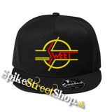 SWEET - Logo Hardrock Legend - čierna šiltovka model "Snapback"