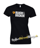 BLACK & DECKER - Love - čierne dámske tričko