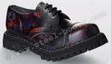 Topánky STEEL - UK ČIERNE - 3 dierkové