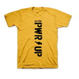AC/DC - Vertical Power Up Slogan - žlté detské tričko